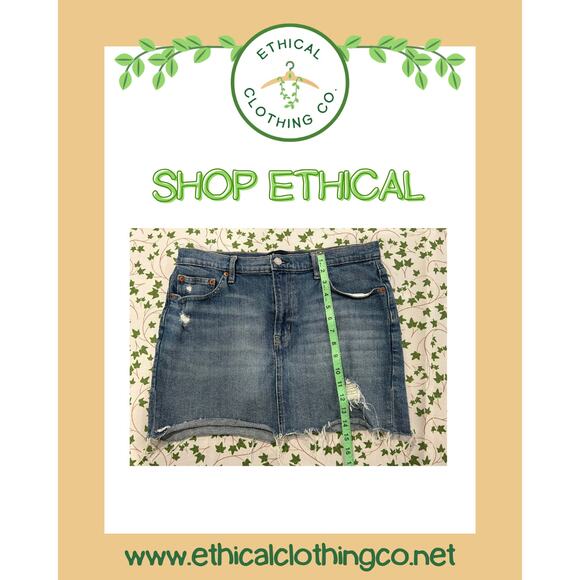 Gap Denim Skirt Size 12 - Picture 1 of 4